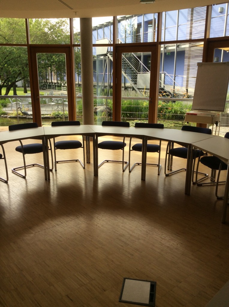 Conference room inside dorm