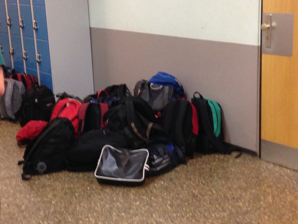 No security roaming halls, or enough lockers